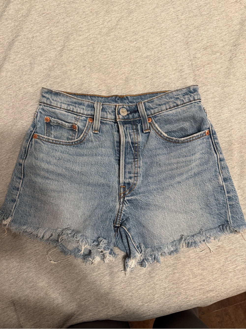 Levi's Light Blue Denim Jean Shorts